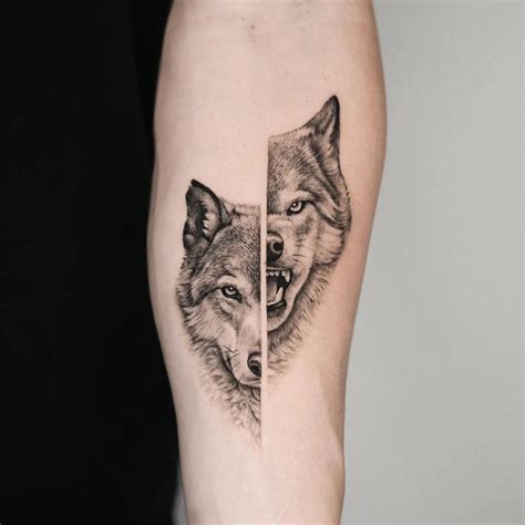 lobo solitario tatuaje|Tatuaje lobo